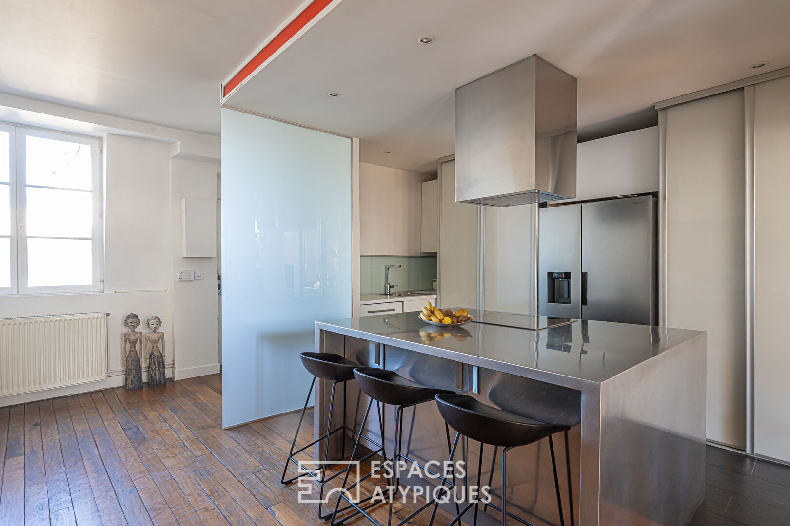 Appartement traversant avec vue Beaubourg