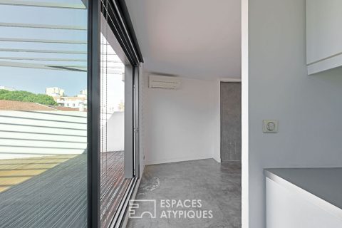Maison de ville lumineuse avec grande terrasse sur toits