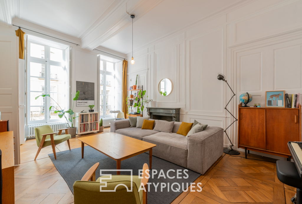 Beautiful renovated apartment, full of history – Right in the city center of Rennes