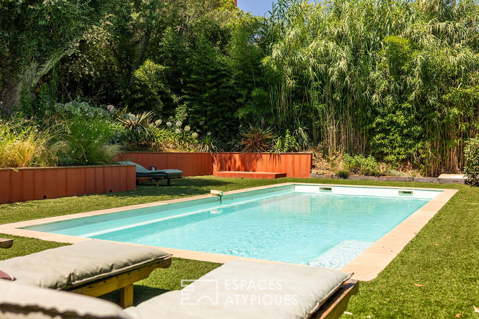 Villa esprit hacienda en bord de mer