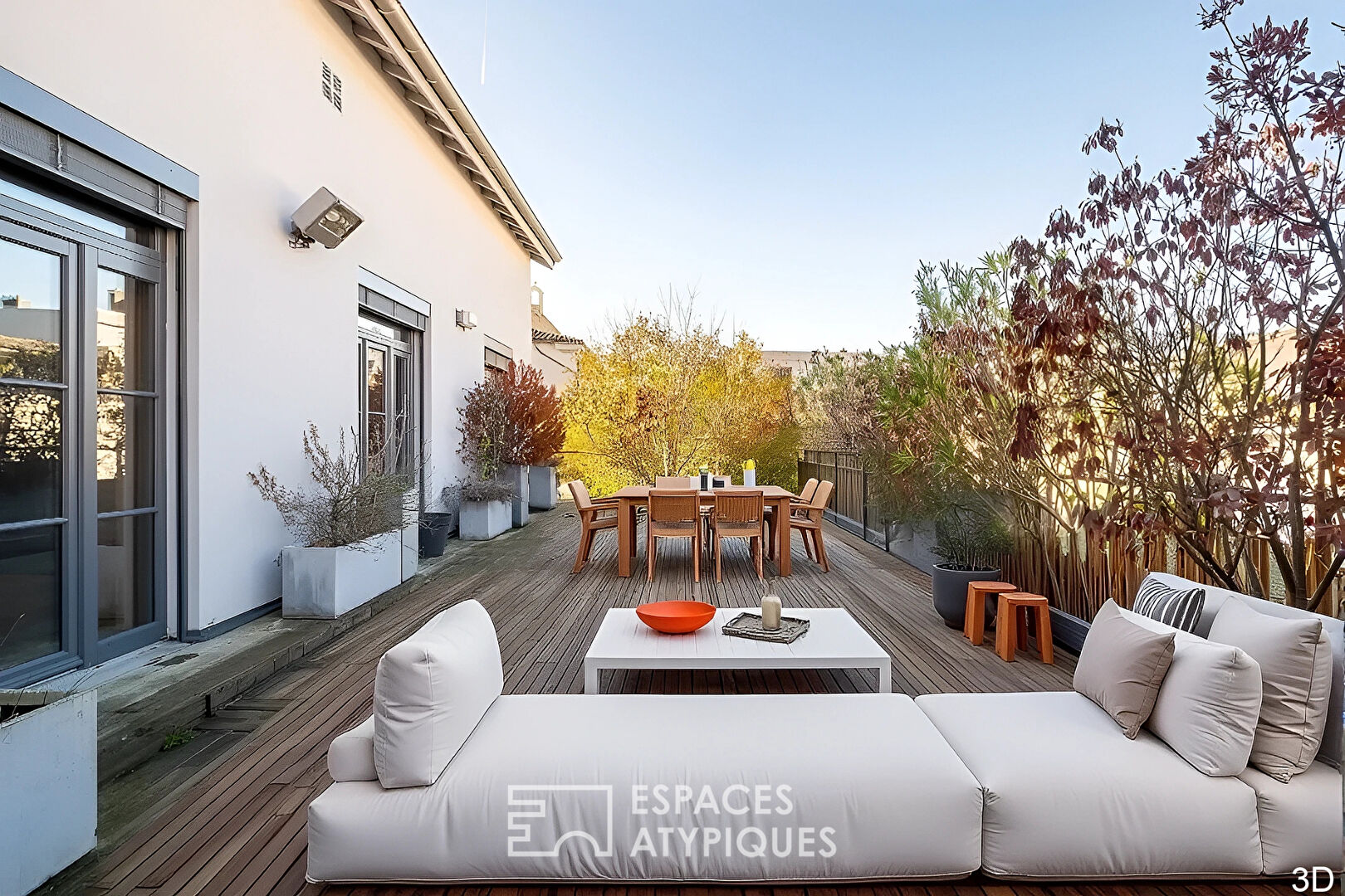 Maison de ville avec terrasse aux Chartreux