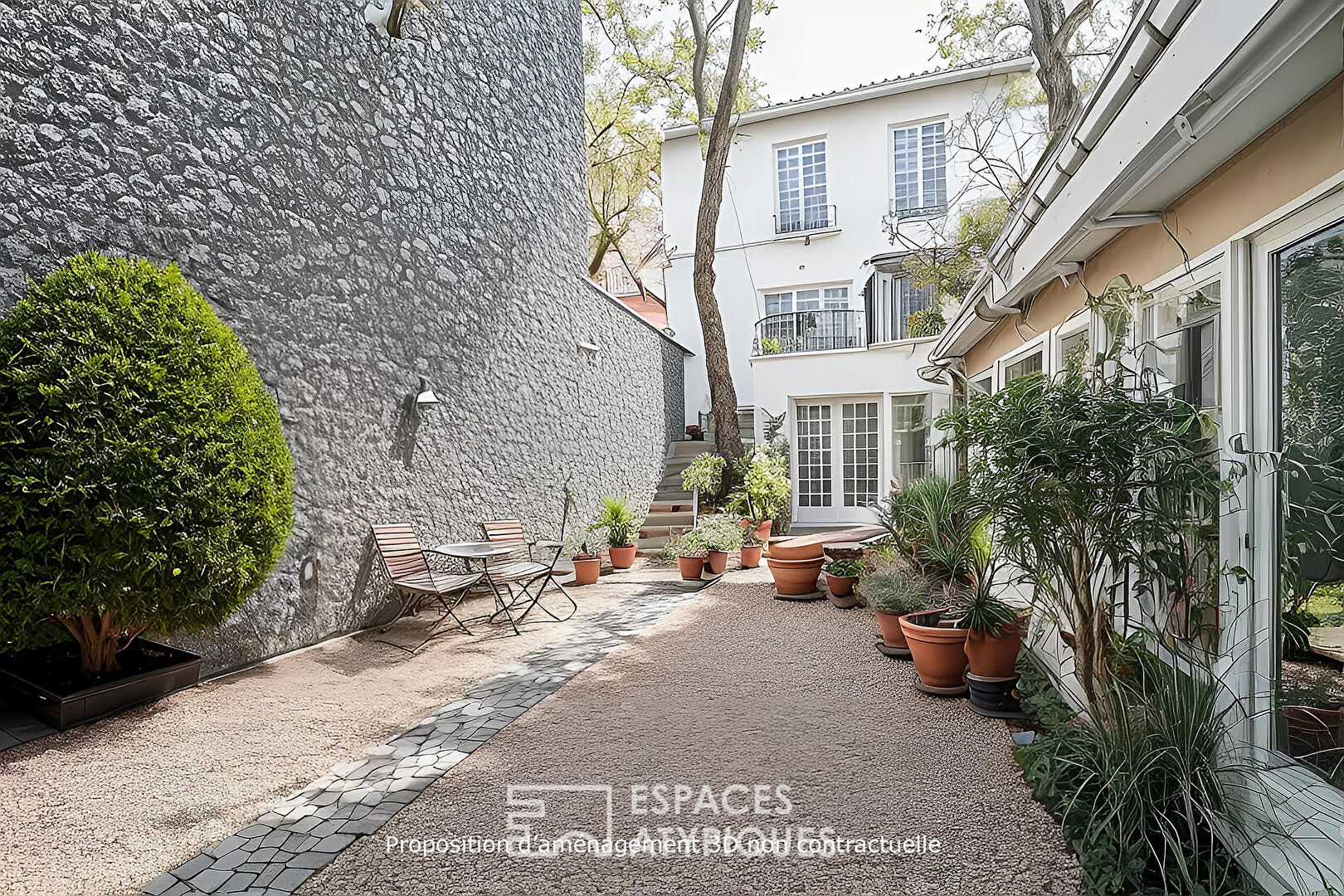 Loft des merveilles avec jardin aux Batignolles