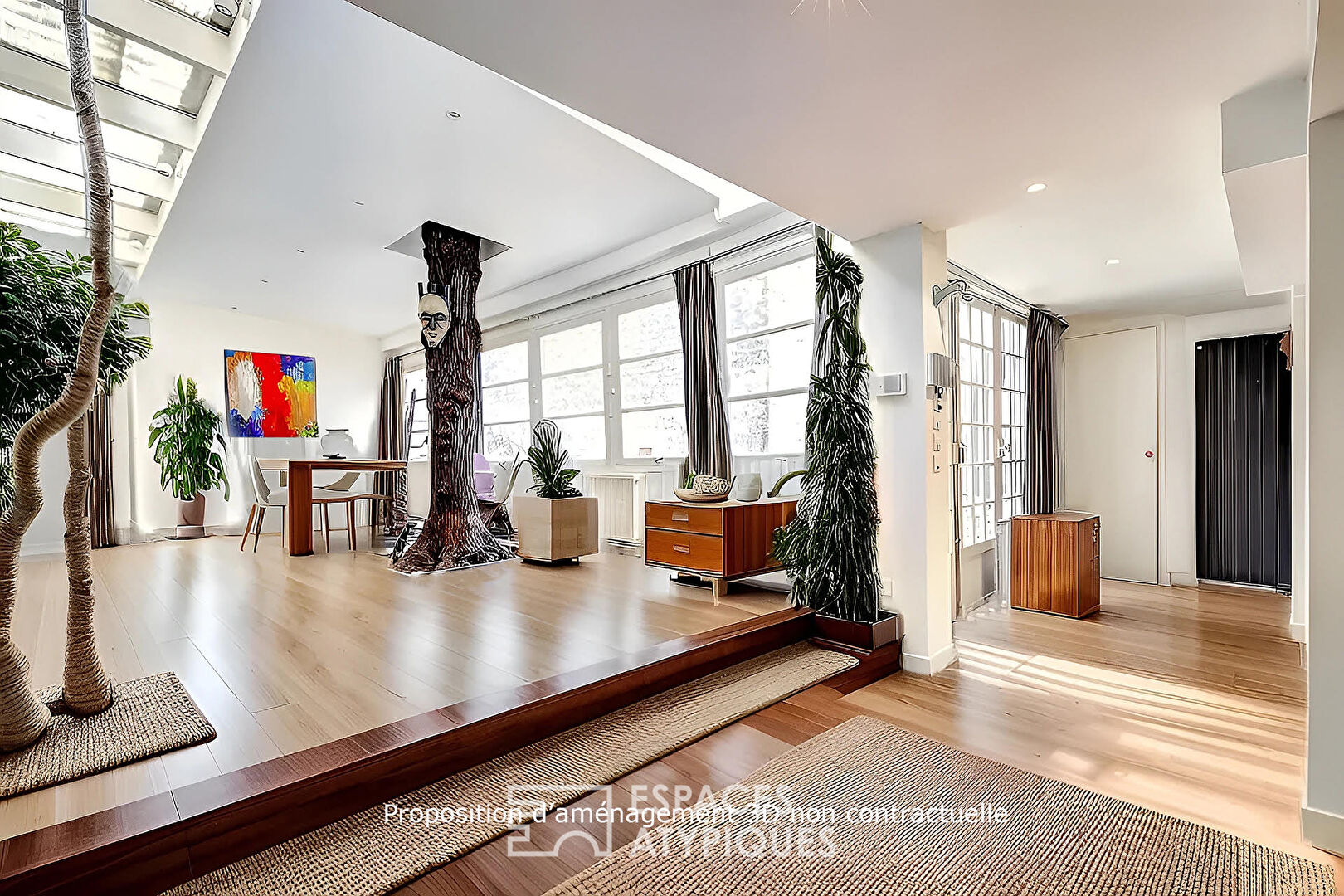 Loft des merveilles avec jardin aux Batignolles