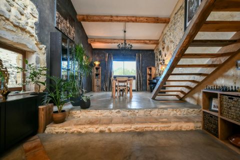 15 km from Uzès, a village house full of charm and character