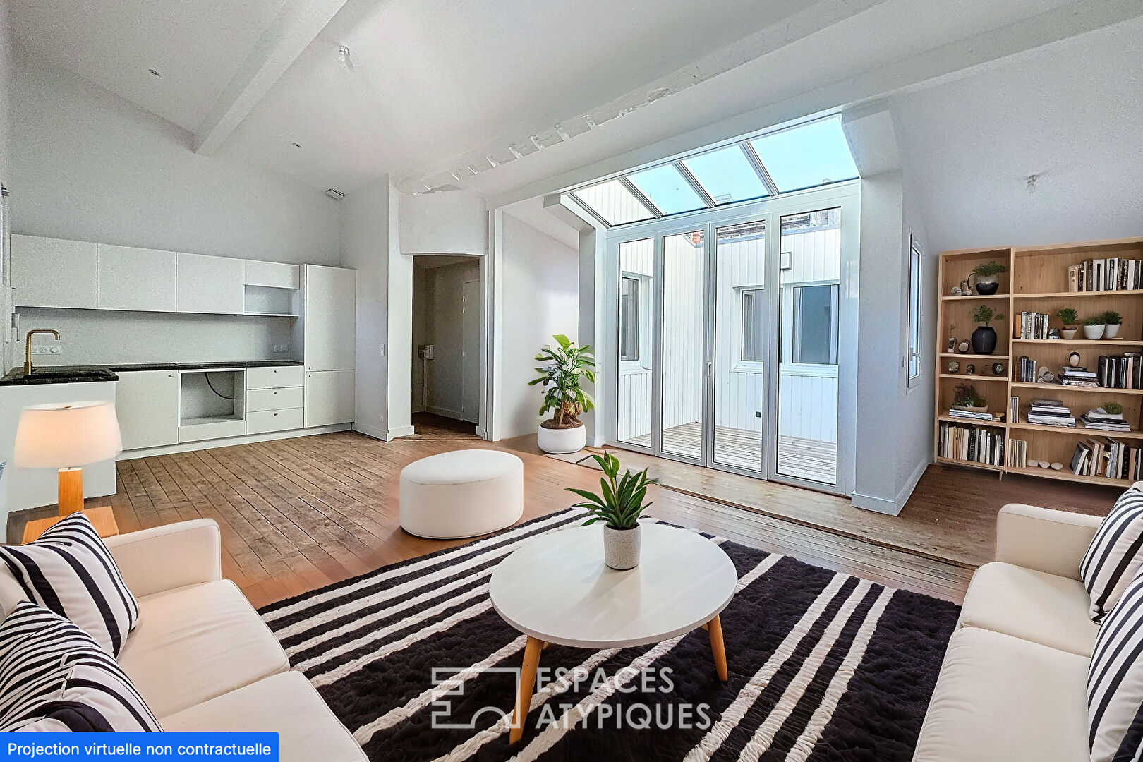 Appartement avec patio à Fondaudège