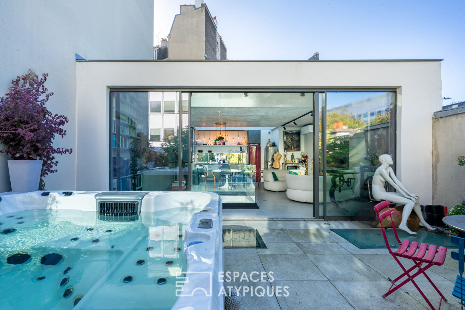Architect’s house with terrace at the foot of Parc Montsouris