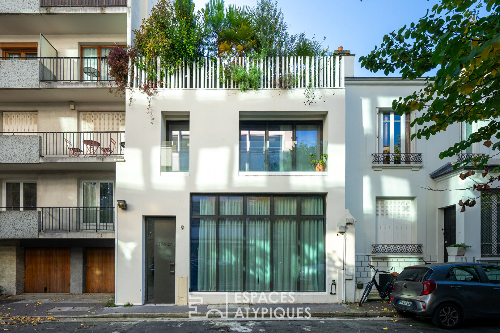 Architect’s house with terrace at the foot of Parc Montsouris