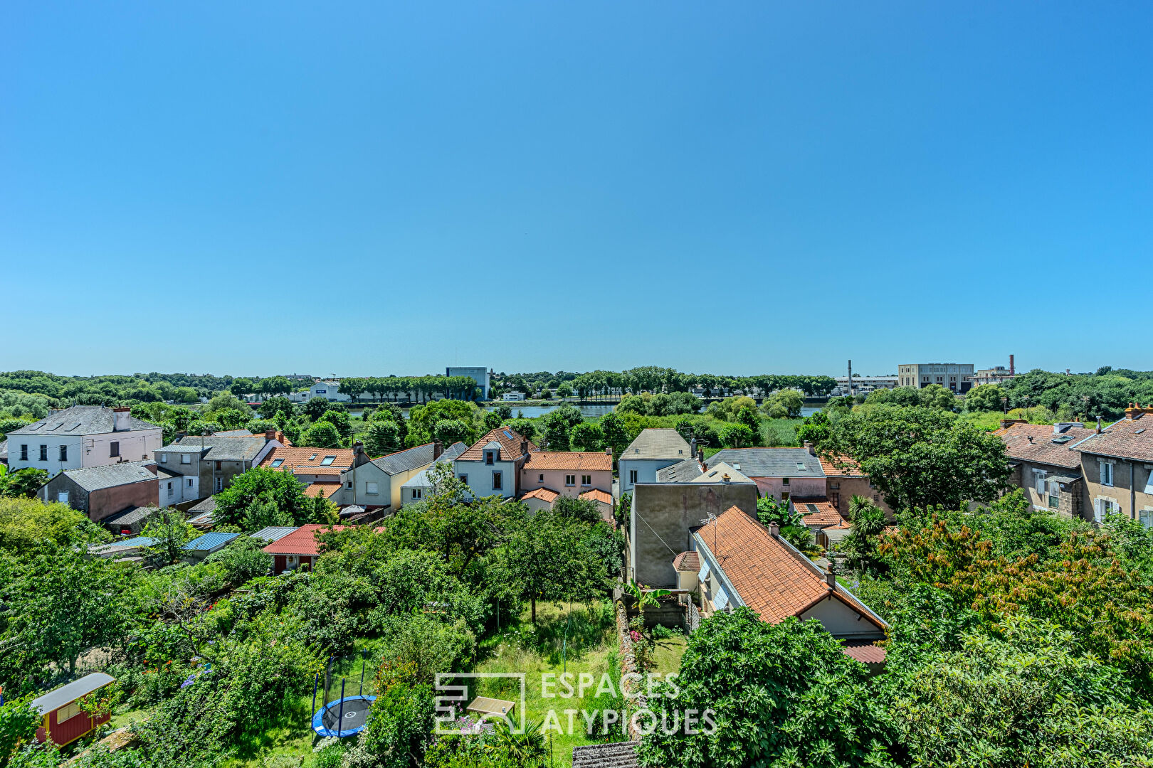 Maison bourgeoise vue Loire