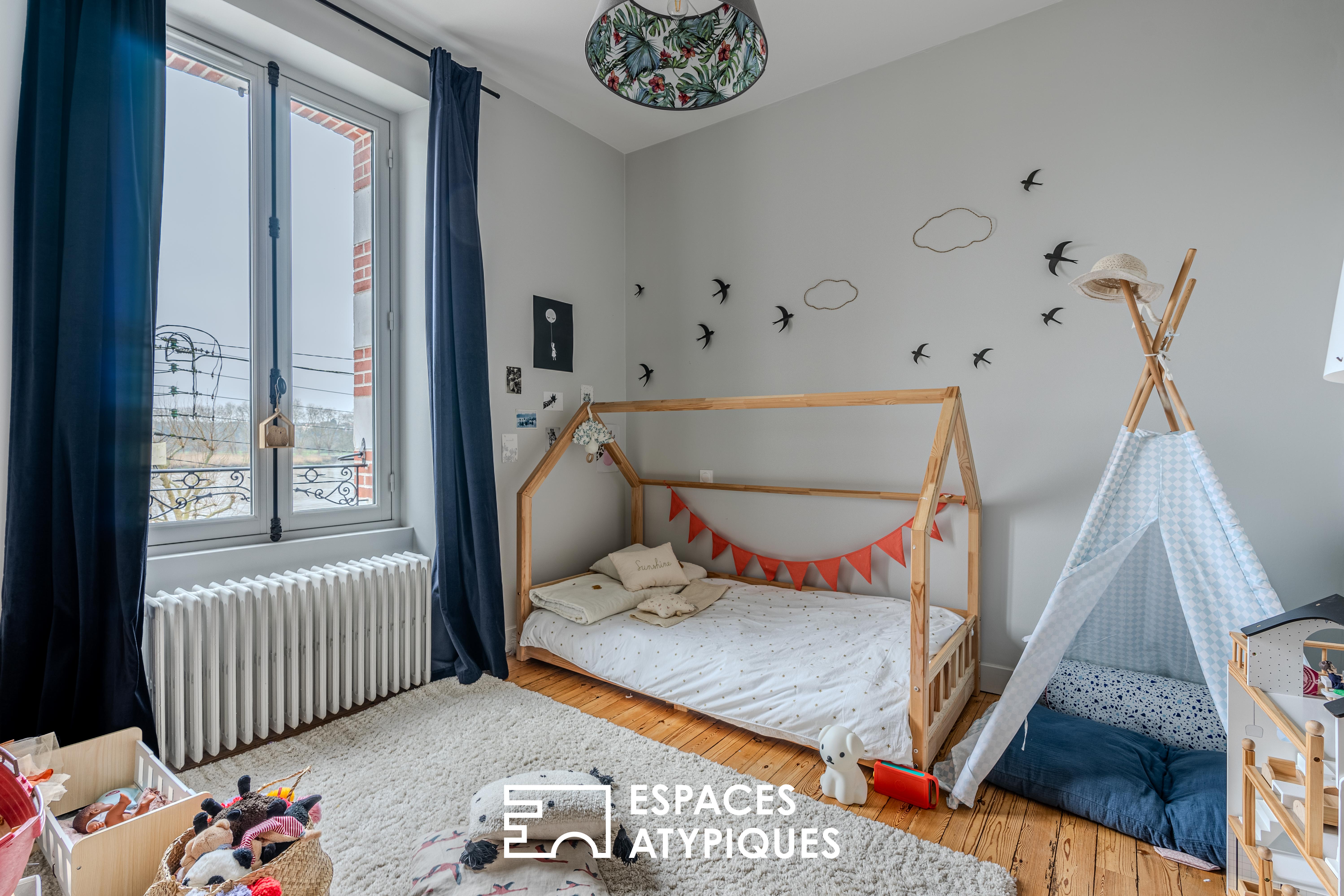 Maison bourgeoise vue Loire