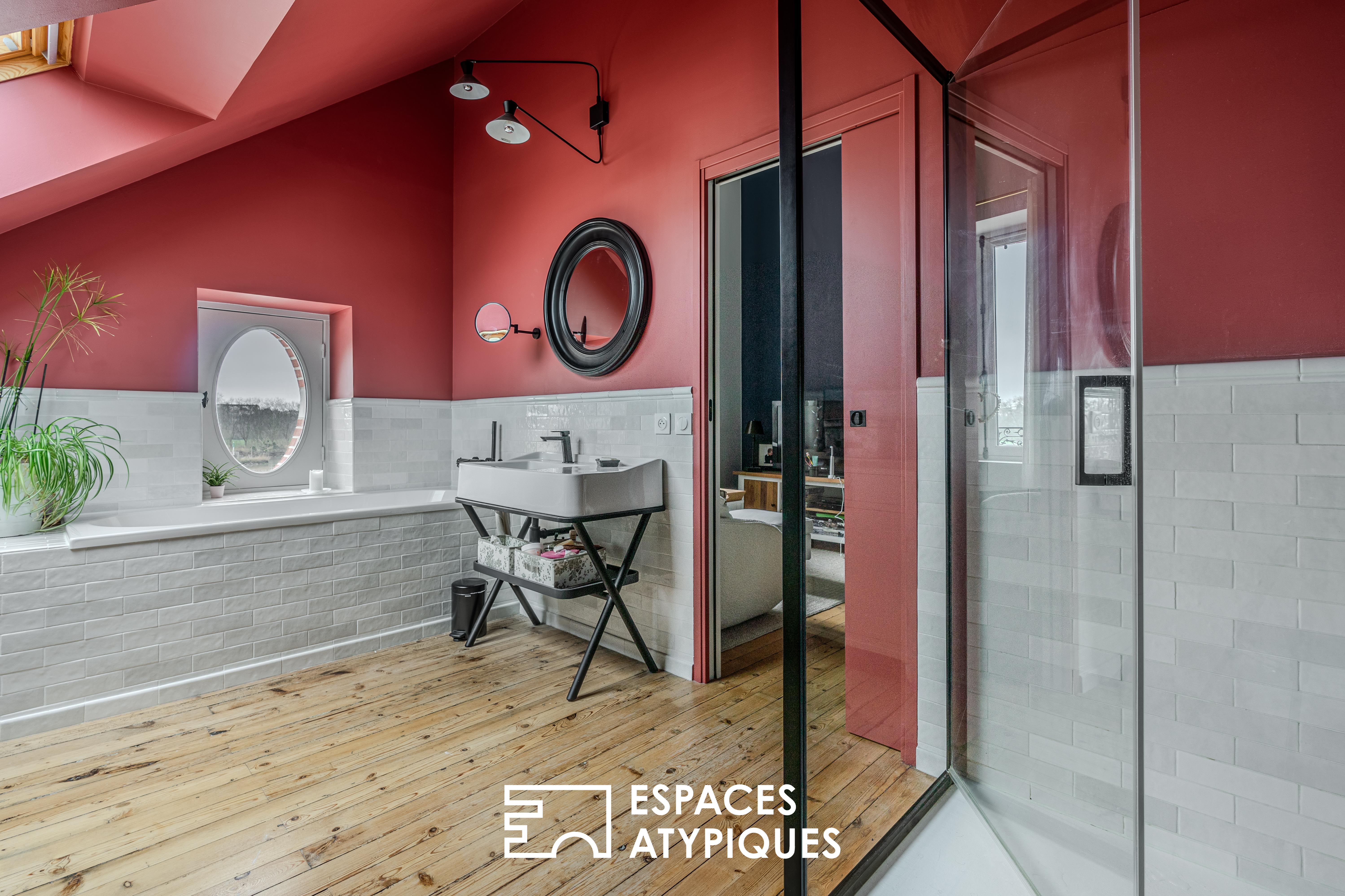 Maison bourgeoise vue Loire