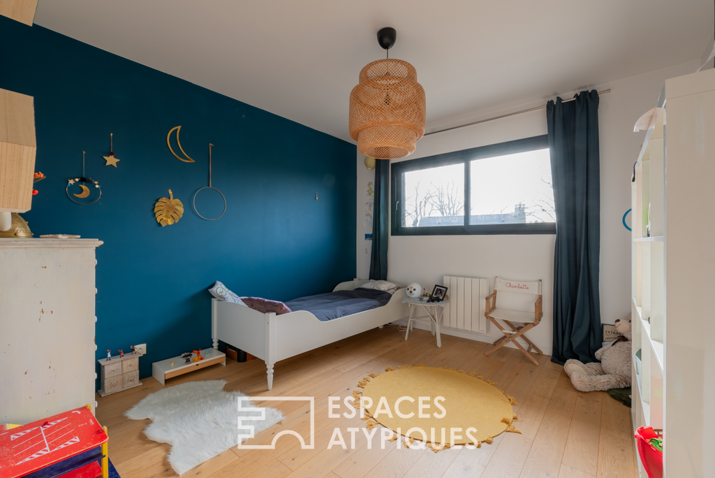 Feng Shui house in the calm of the Chapelle des Fougeretz