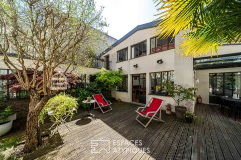 Maison avec terrasse et atelier