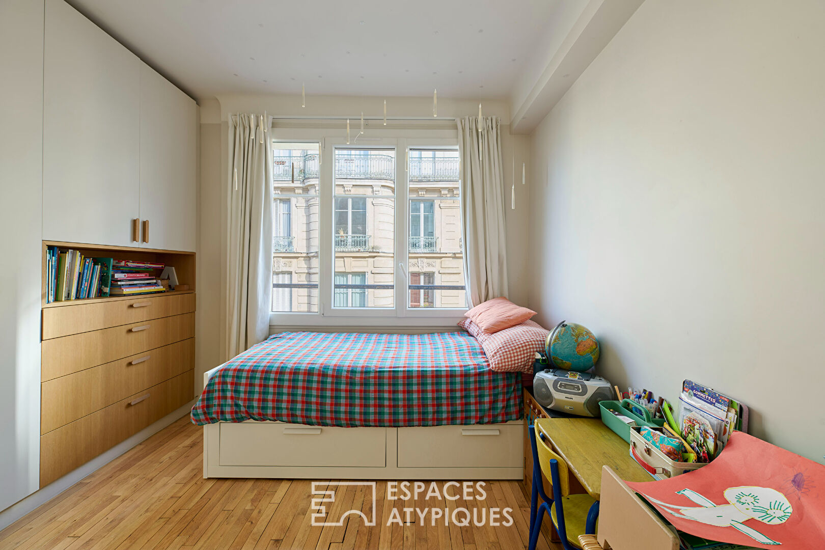 Appartement rénové au pied des Buttes Chaumont