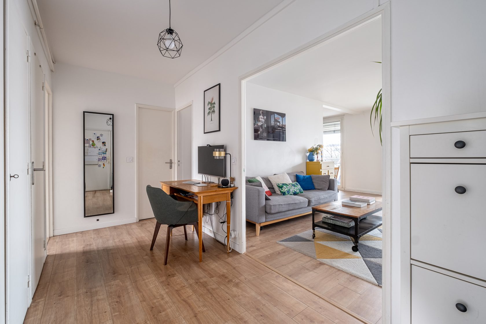 Appartement et jalousie en extérieur à Jean Jaurès