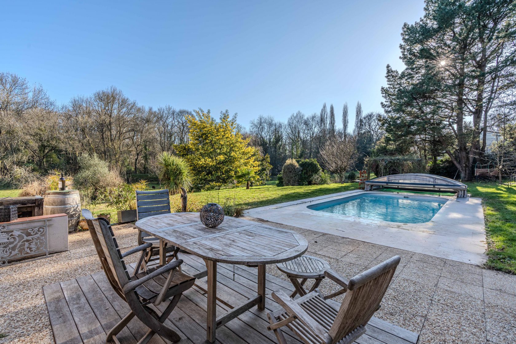 Maison de charme sur son jardin de vacances