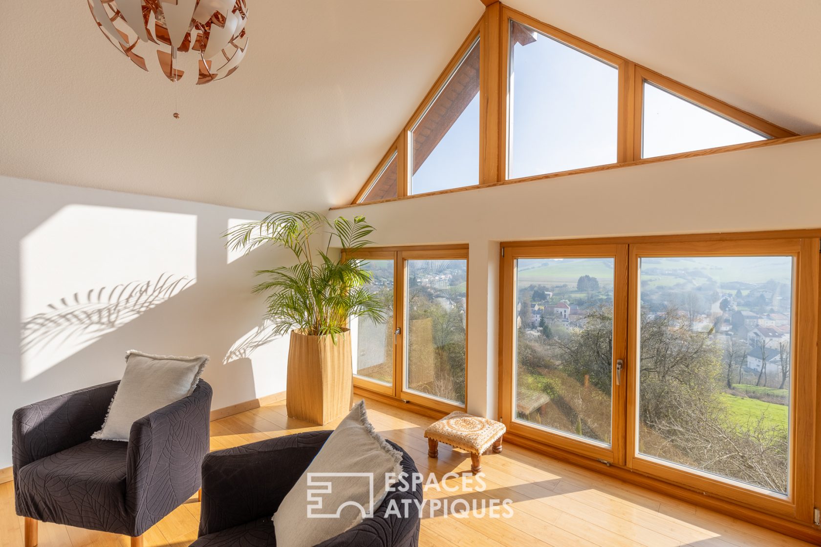 Maison contemporaine avec vue imprenable