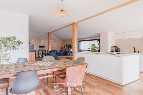 Charming wooden frame villa
