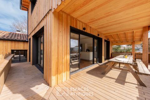Charming wooden frame villa