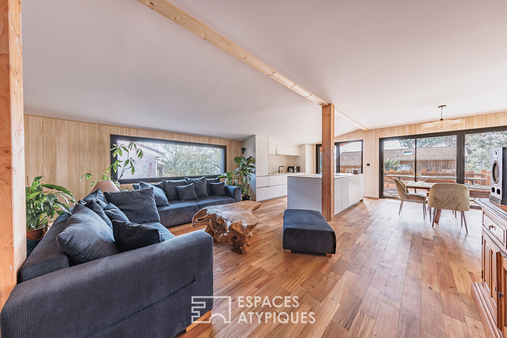Charming wooden frame villa