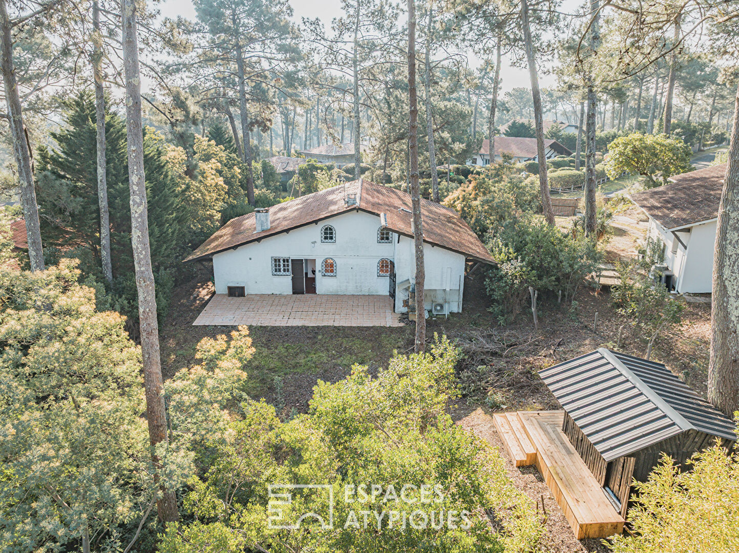 Maison Landaise sur les hauteurs de Piraillan