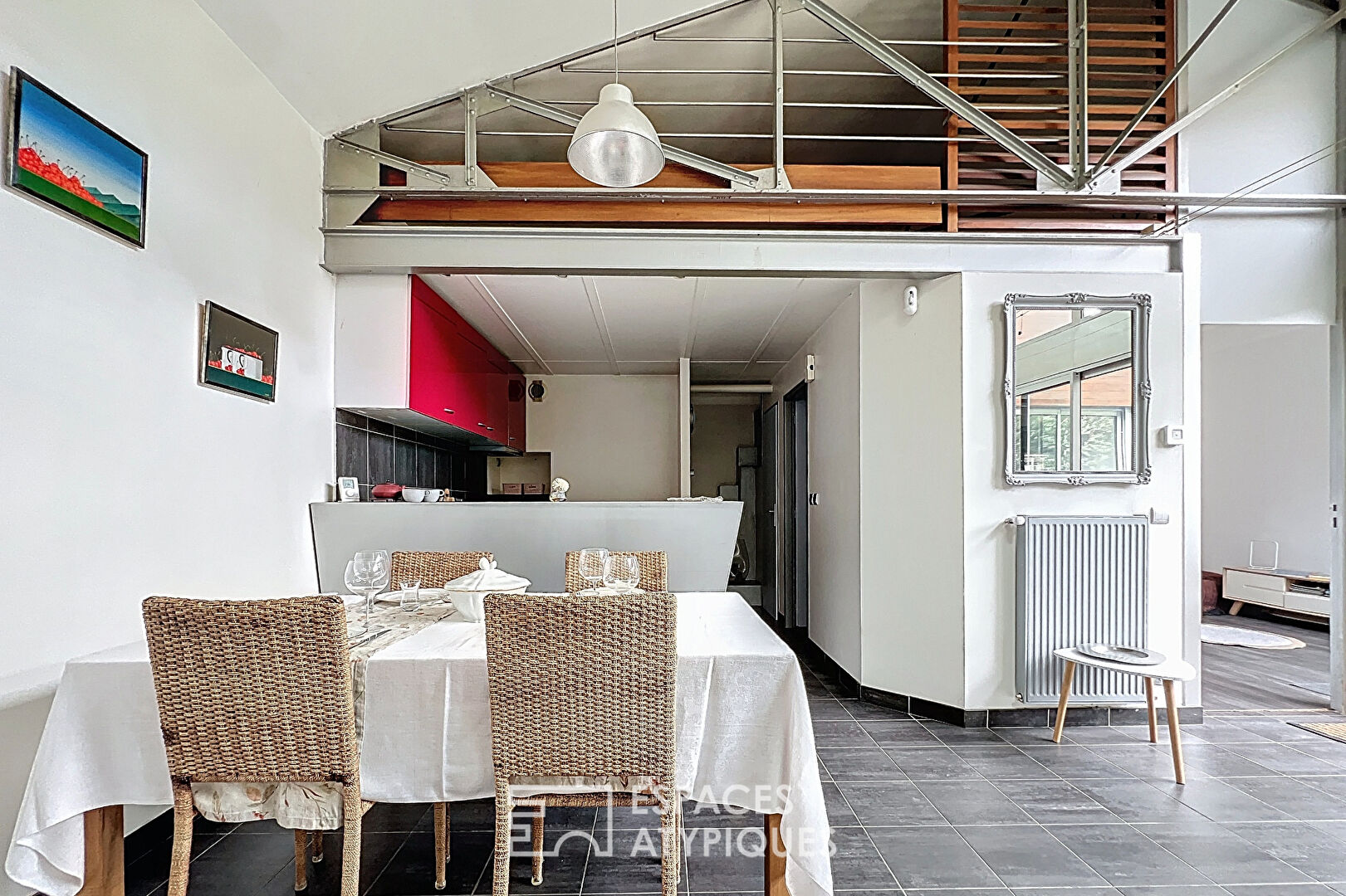 The industrial loft with terrace