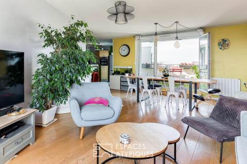 Apartment and its roof terrace in Toulouse