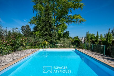 Maison de maître sur parc arboré et immeuble de rapport