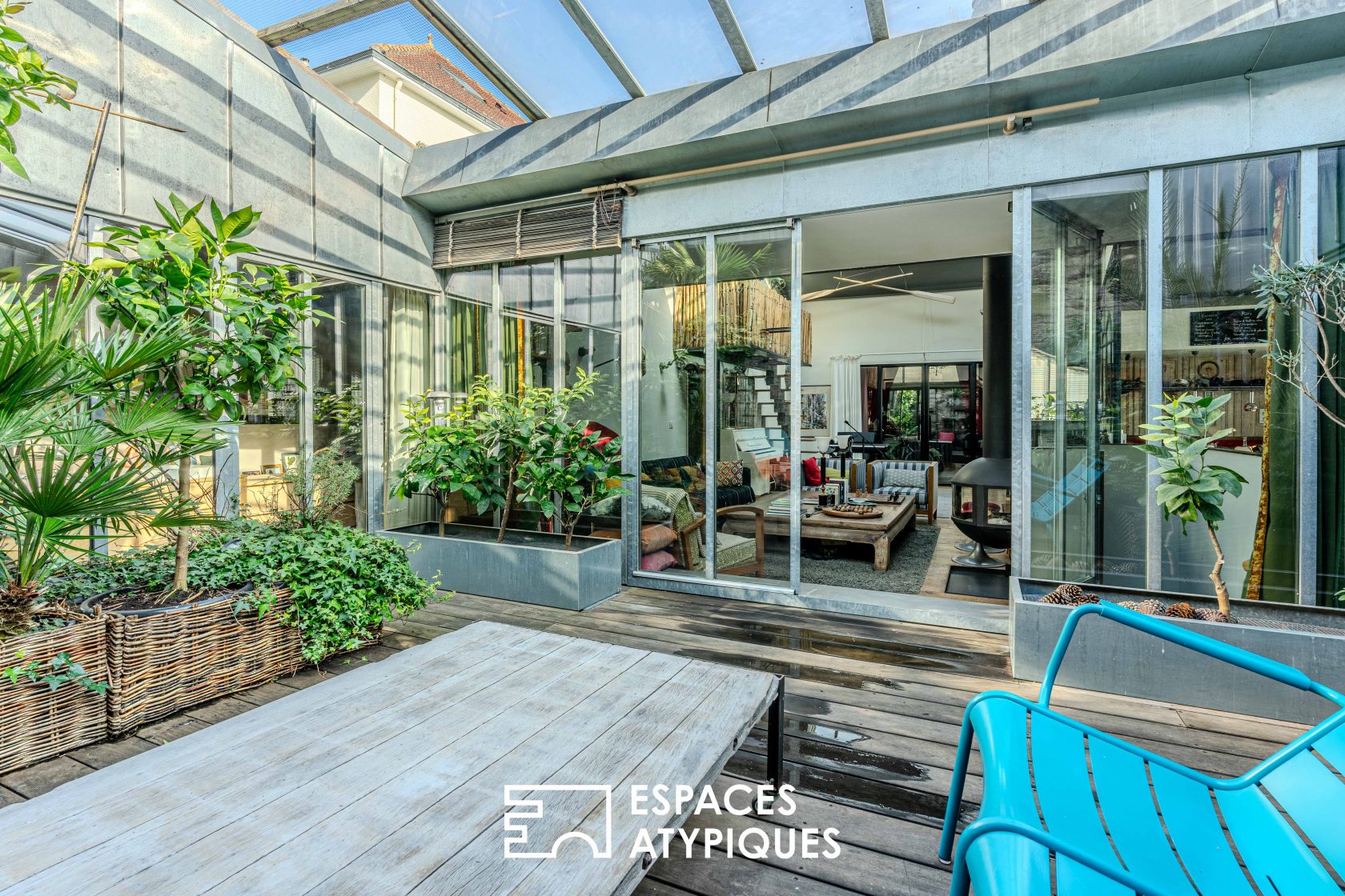 Loft d’exception en hyper-centre de Nantes avec ses volumes spectaculaires