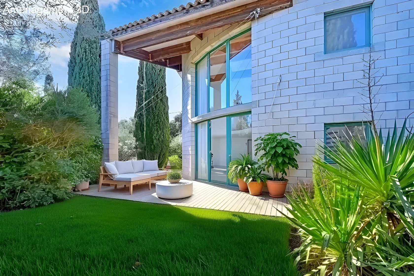 L’atelier d’artiste : une villa à fort potentiel en jardin bucolique