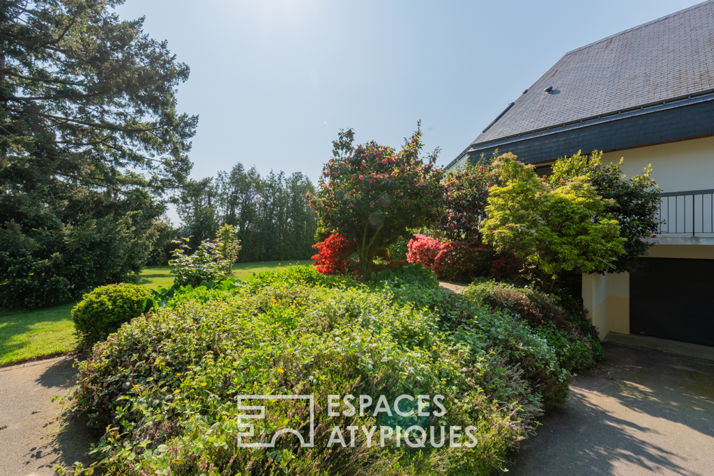 Maison d’architecte Seventies à quinze minutes au Sud de Rennes