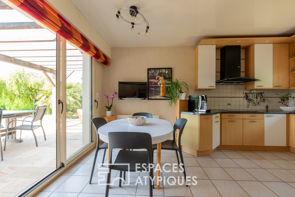 Maison d’architecte Seventies à quinze minutes au Sud de Rennes
