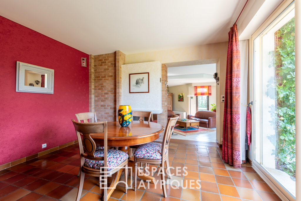 Maison d’architecte Seventies à quinze minutes au Sud de Rennes