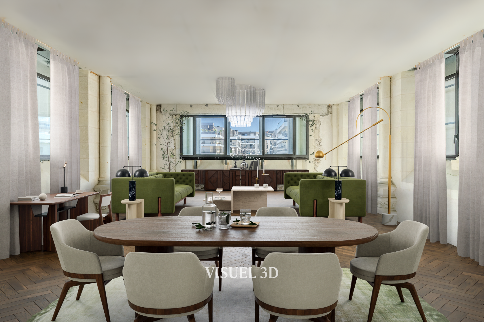 Appartement à créer avec terrasse – Adresse prisée