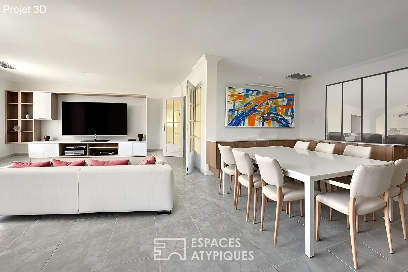 Un esprit Loft sous les toits