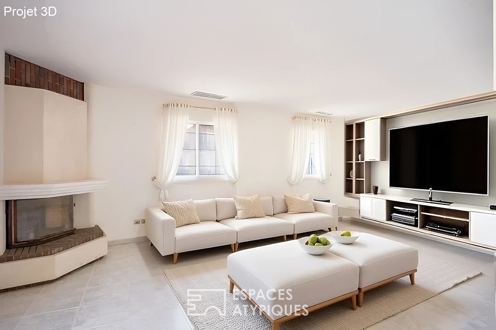 Un esprit Loft sous les toits