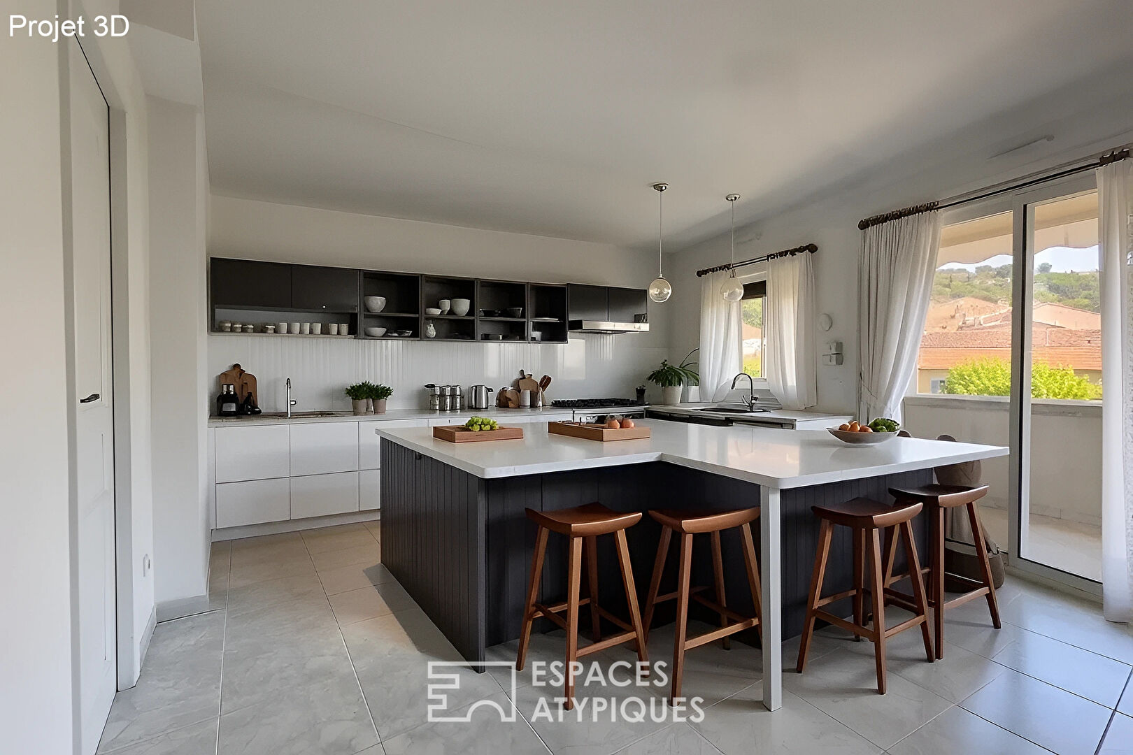 Un esprit Loft sous les toits