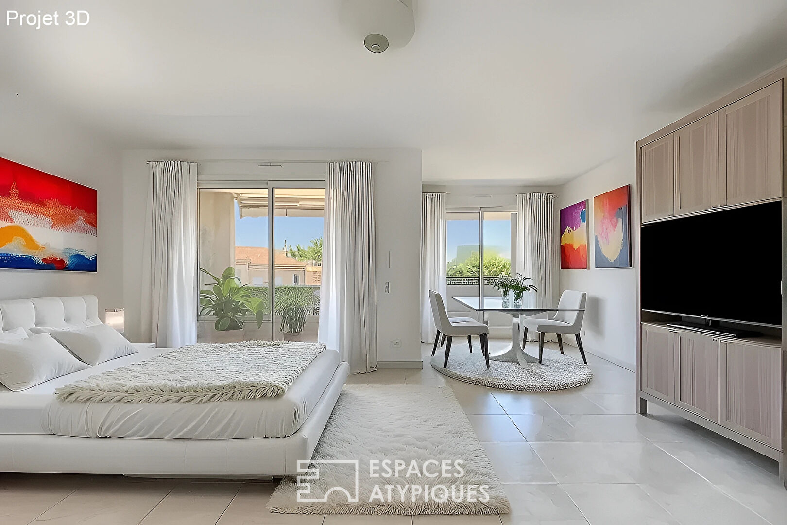 Un esprit Loft sous les toits