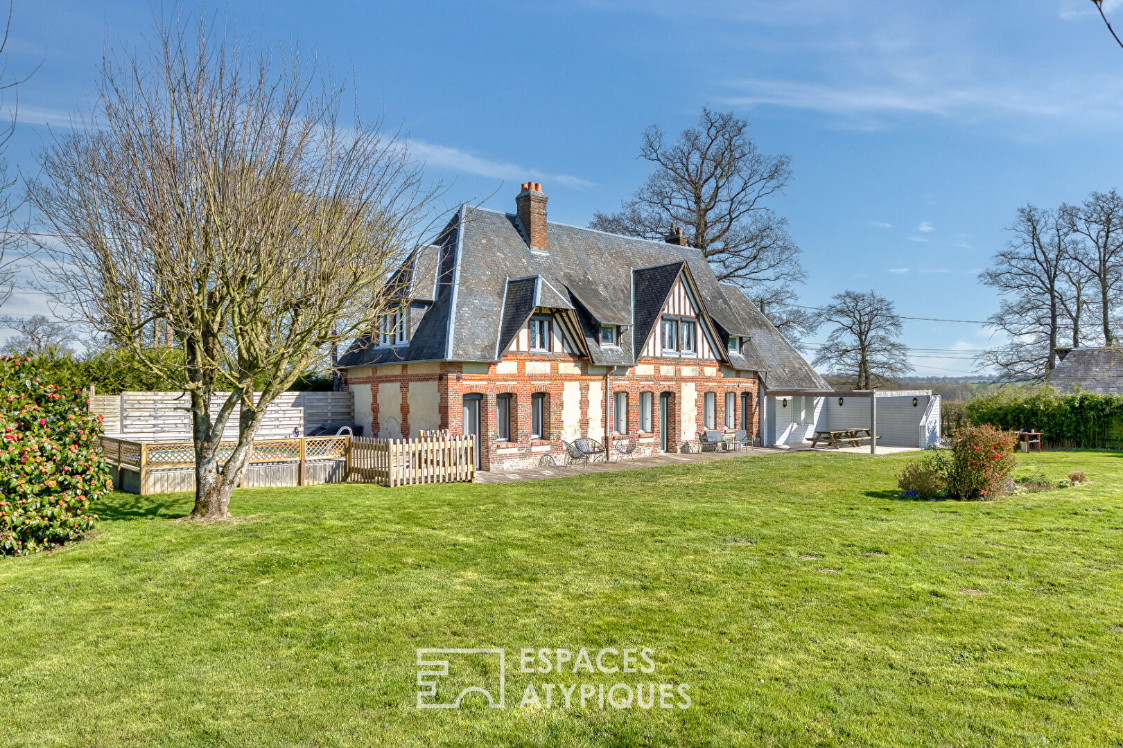 Charming Norman house on landscaped grounds with paddock and swimming pool