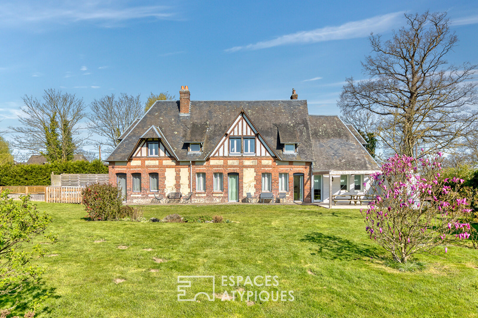 Charming Norman house on landscaped grounds with paddock and swimming pool
