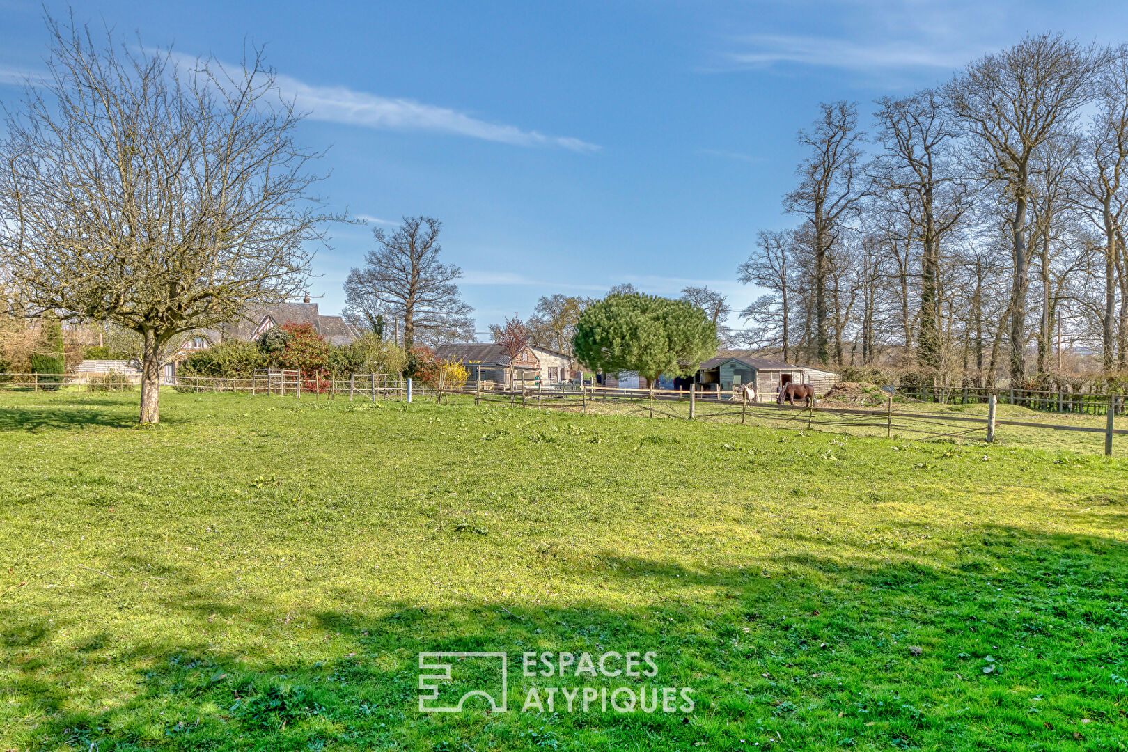 Charming Norman house on landscaped grounds with paddock and swimming pool