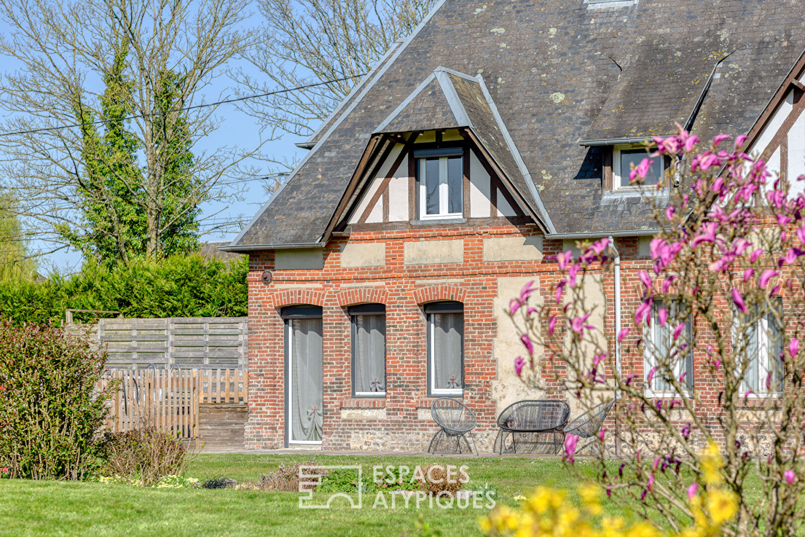 Charming Norman house on landscaped grounds with paddock and swimming pool
