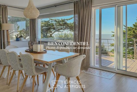 Vue mer panoramique et tranquillité absolue, au coeur d’un cadre balnéaire exceptionnel !