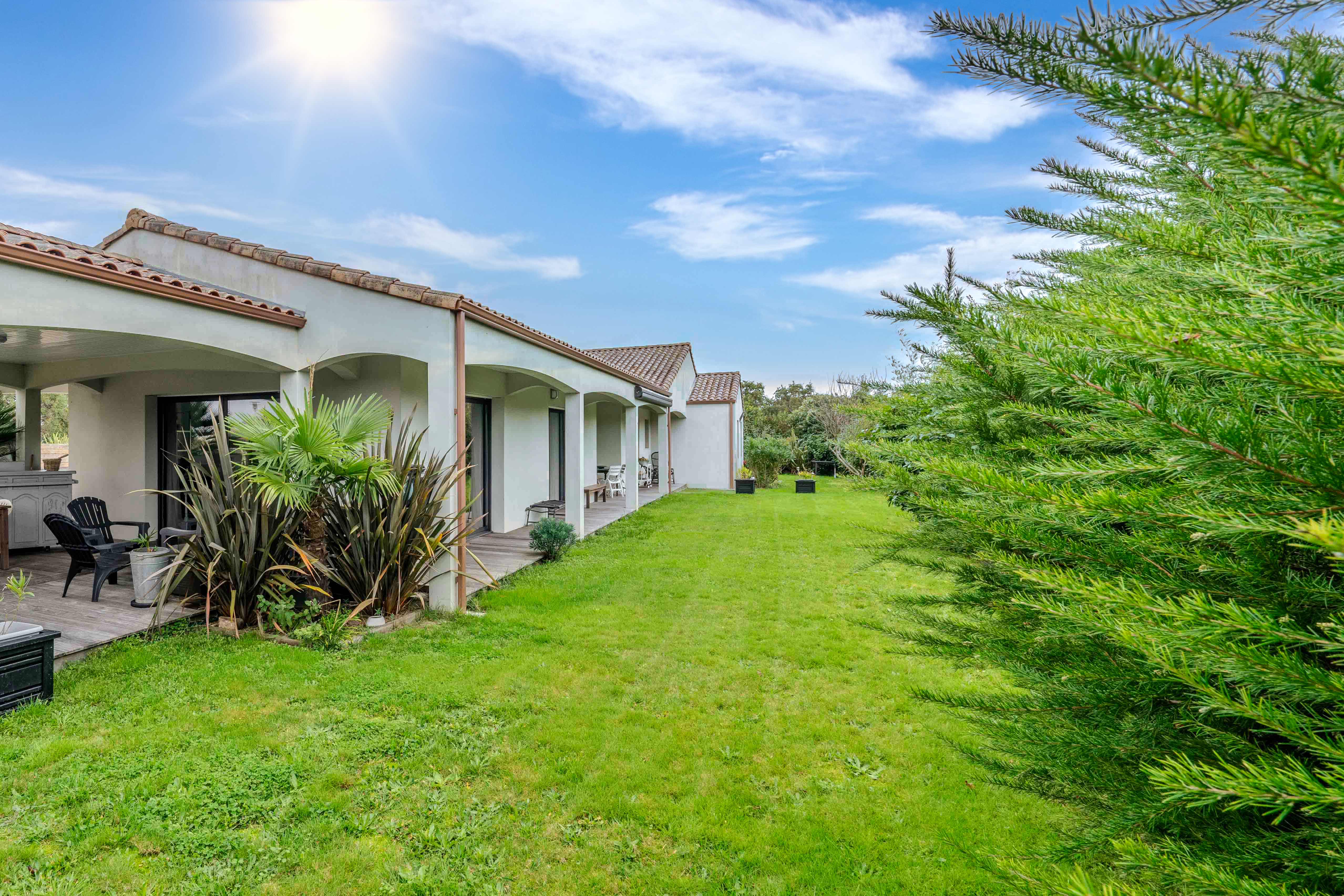 Villa de plain pied nichée au fond de son impasse
