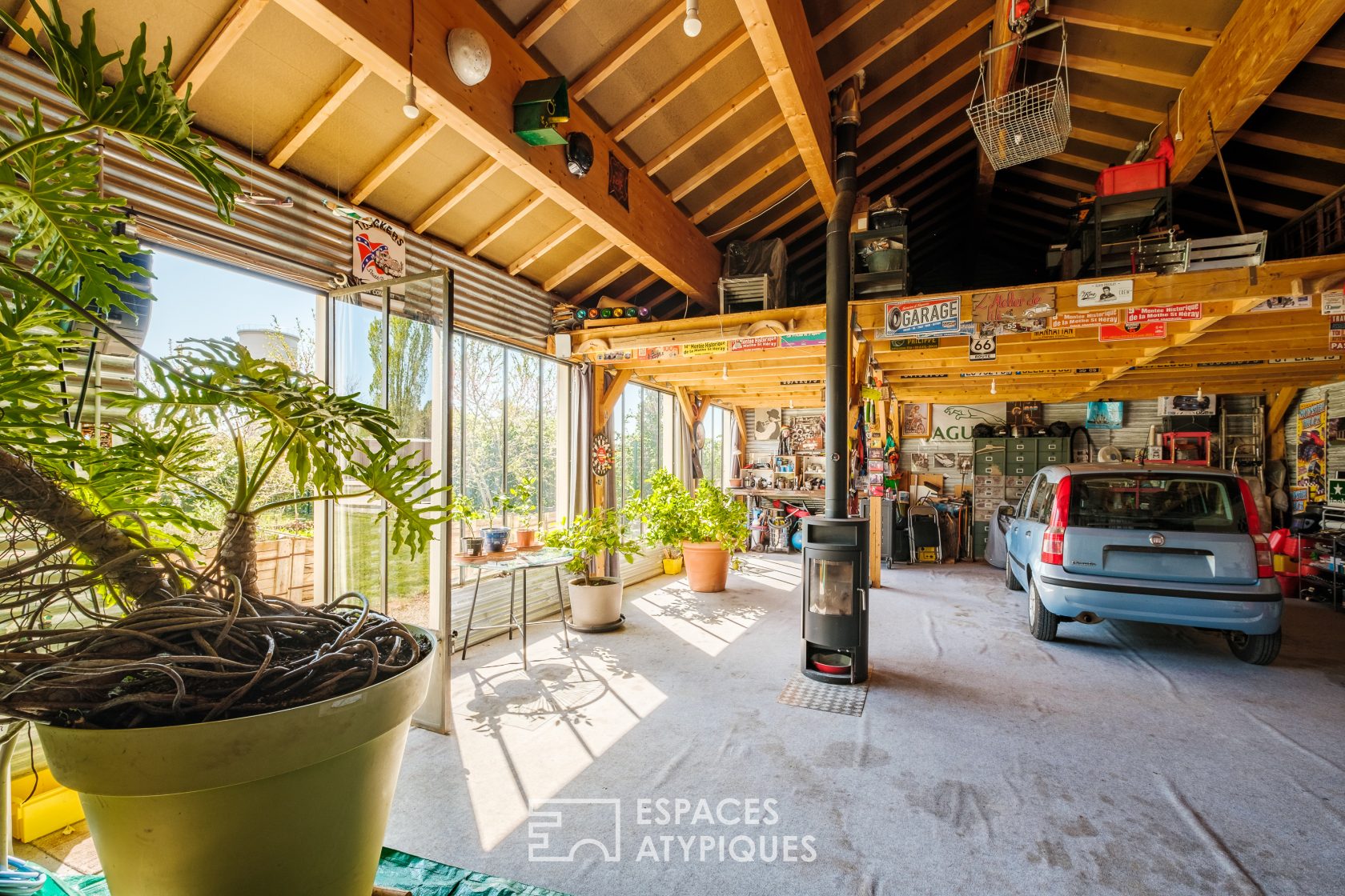 Apartment building with great character