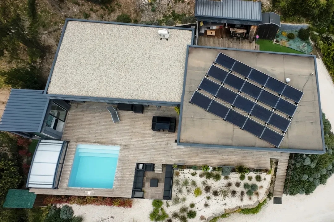 Superbe maison contemporaine à ossature bois avec vue imprenable