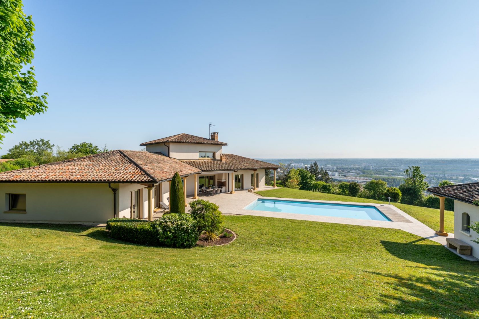 Villa with view of Mont Blanc