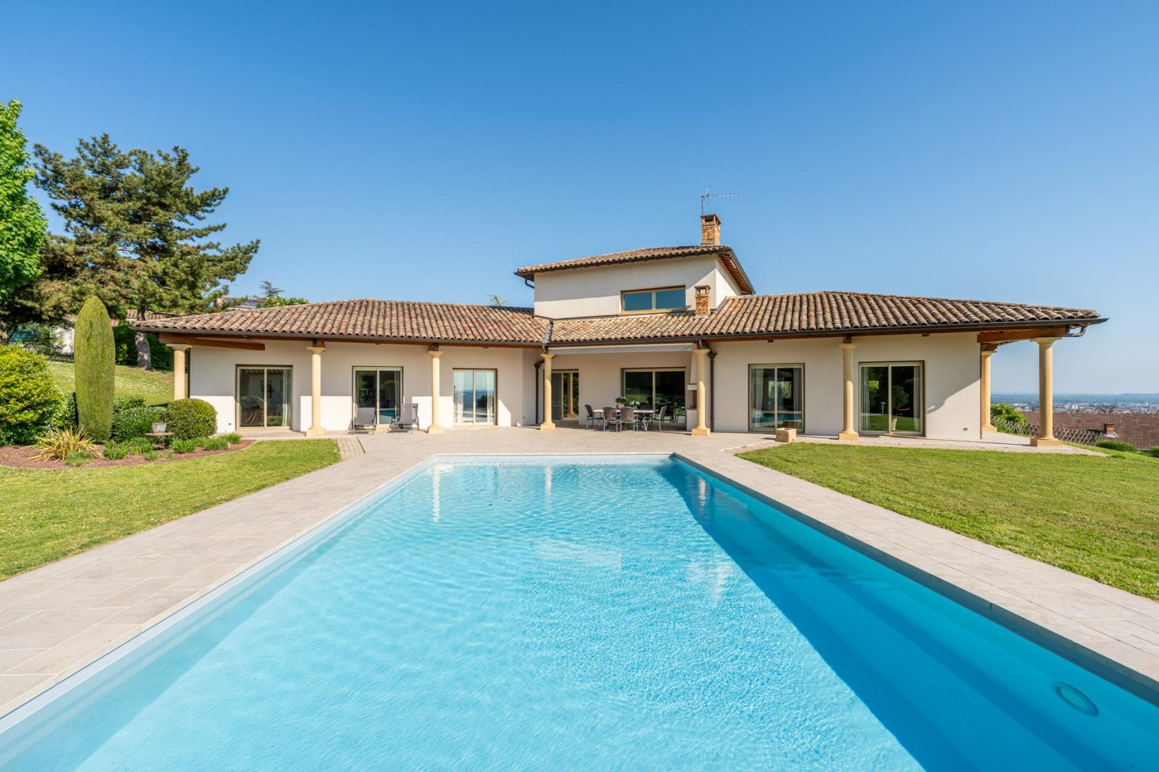 Villa with view of Mont Blanc