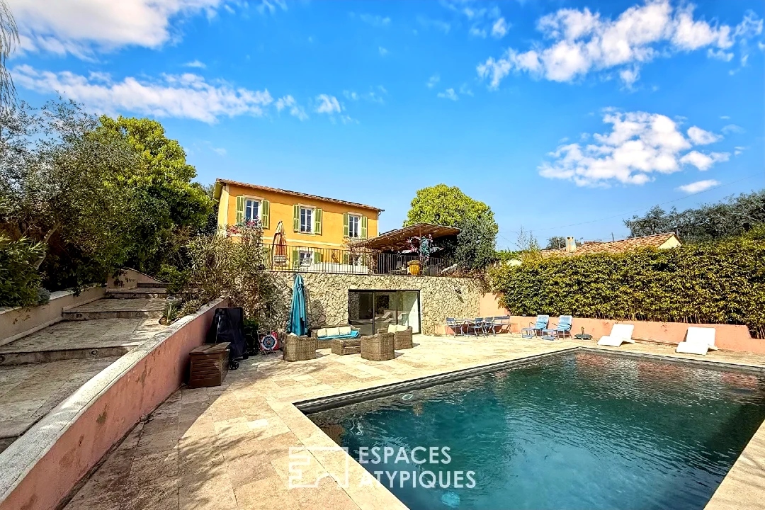 The sweetness of life in a characterful Niçoise villa in Nice