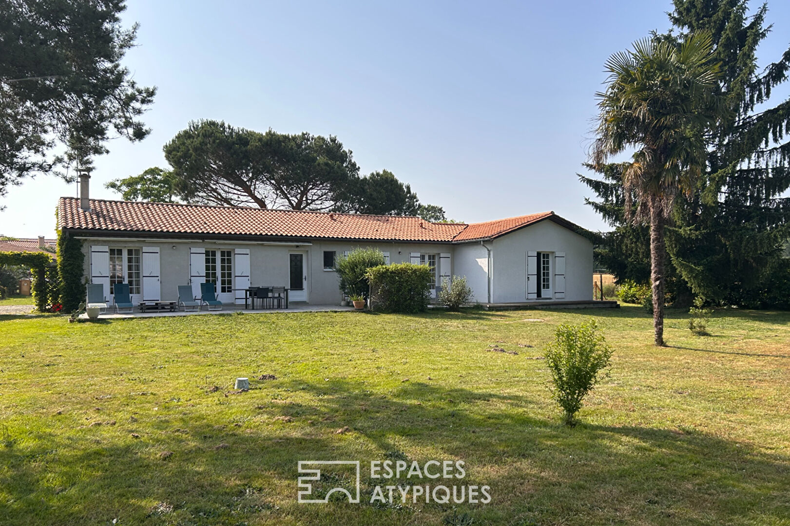 Large family home in a green setting