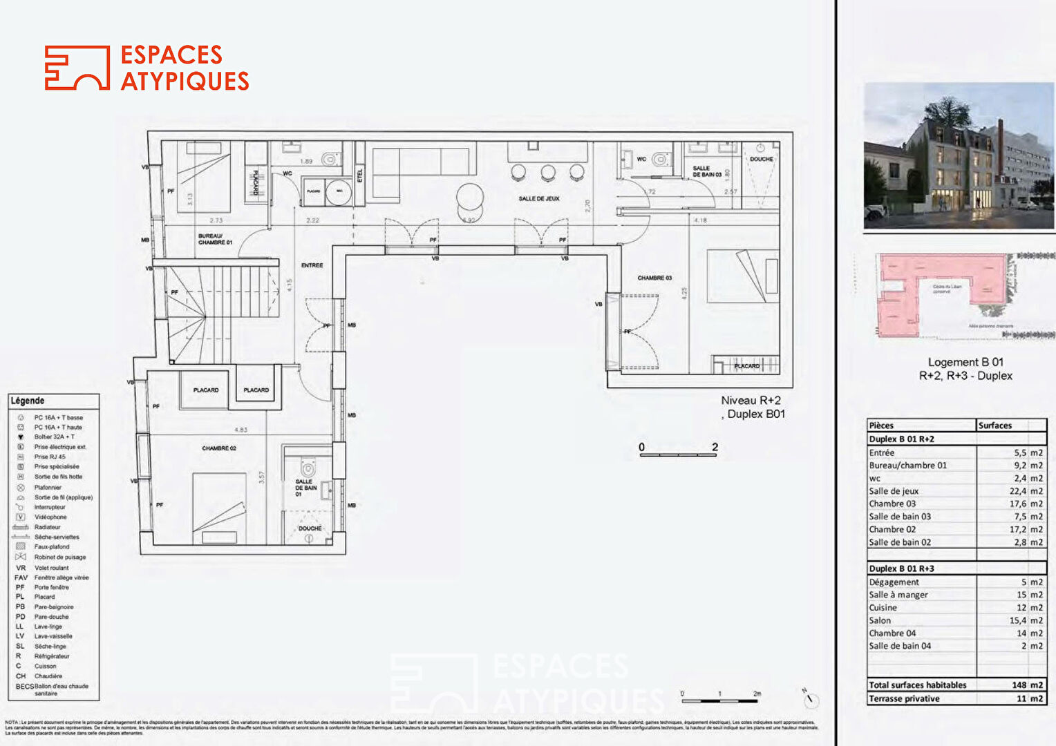 Duplex d&rsquo;exception à Vincennes